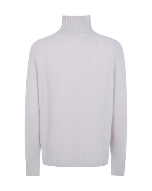 Seventy Gray Cashmere Turtleneck Sweater