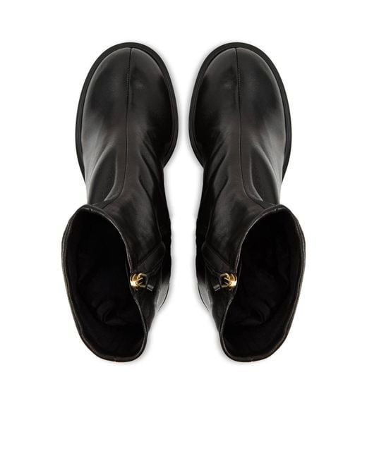 Prada Black Ankle Highheeled Boots