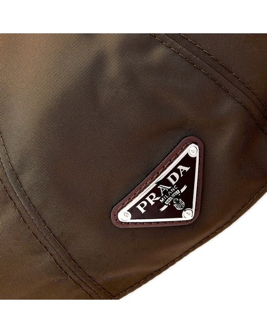 Prada Brown Baseball Cap Sn62 for men