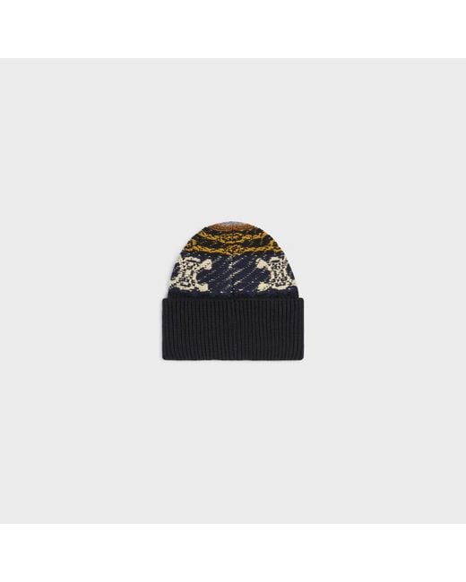 Céline Black Beanie