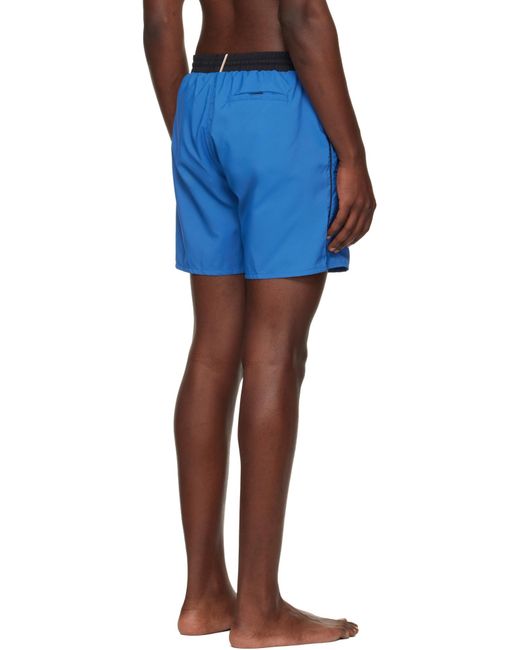 Boss Blue Quick-Dry Swim Shorts for men