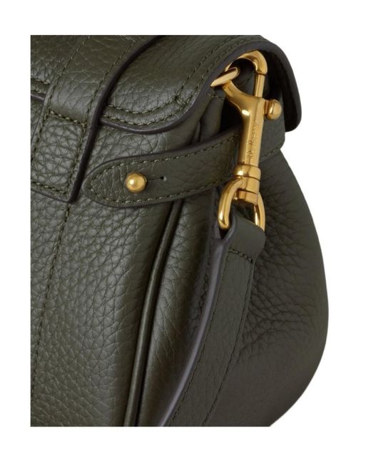 Mulberry Black Alexa Buckled Mini Crossbody Bag