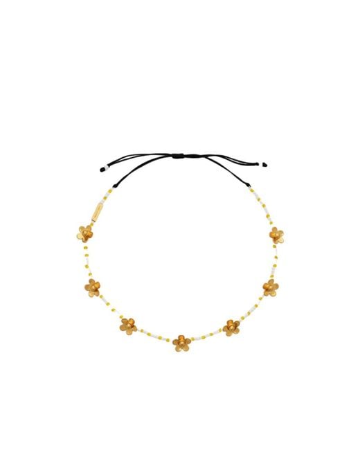 Marc Jacobs Multicolor Daisy Beaded Necklace