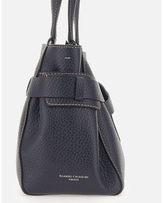 Gianni Chiarini Black Miranda Belted Shoulder Bag