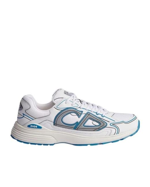 Dior Blue Homme B30 Countdown Low-Top Sneakers for men