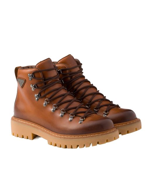 Prada Brown Boots for men