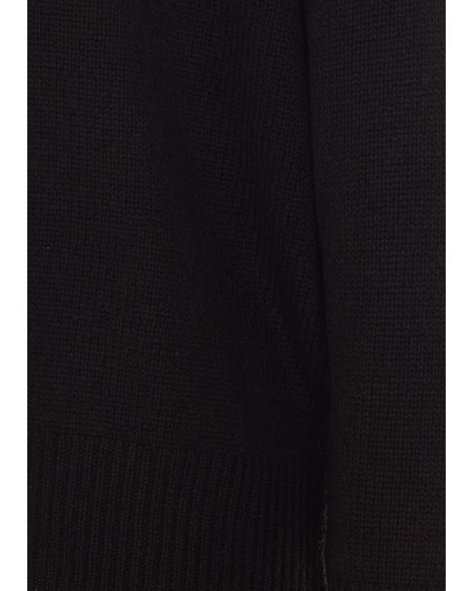 Lisa Yang Black Crew-Neck Sweater