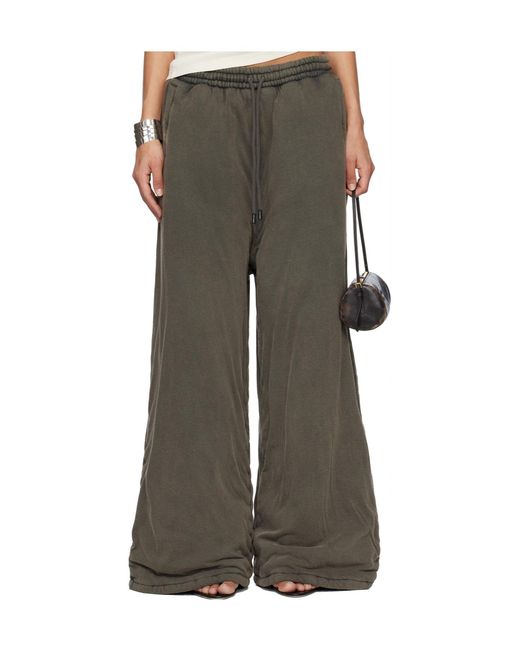 Lu'u Dan Gray Bontans Drawstring Casual Pants for men