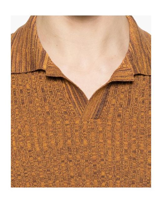 Roberto Collina Brown Short-Sleeved T-Shirt for men