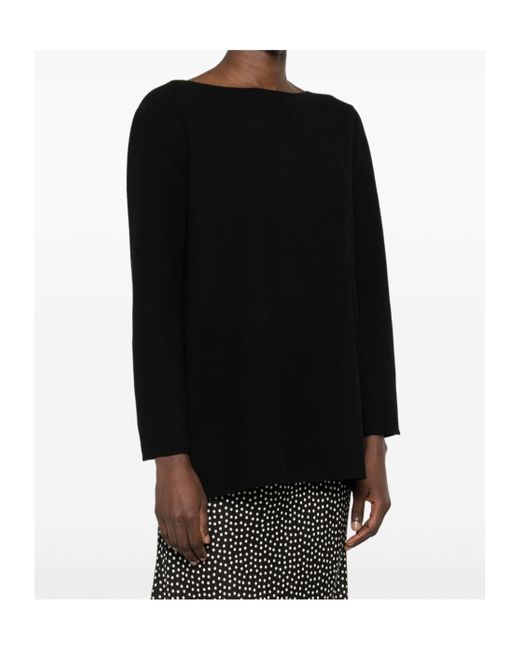 Gianluca Capannolo Black Vanessa Tunic Top