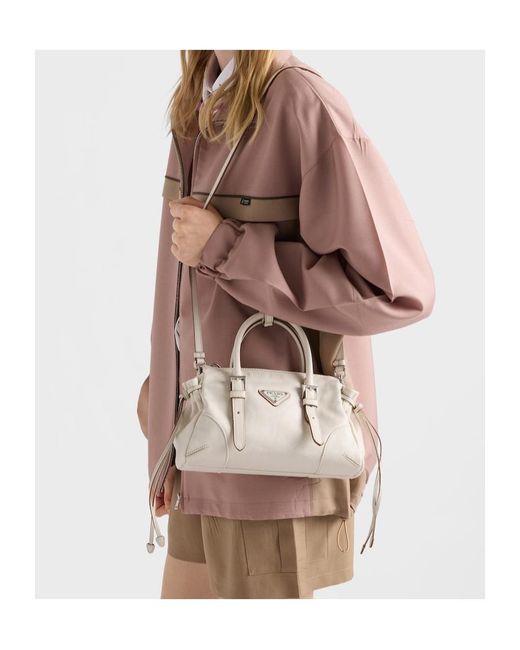 Prada Metallic Karin Small Leather Bag