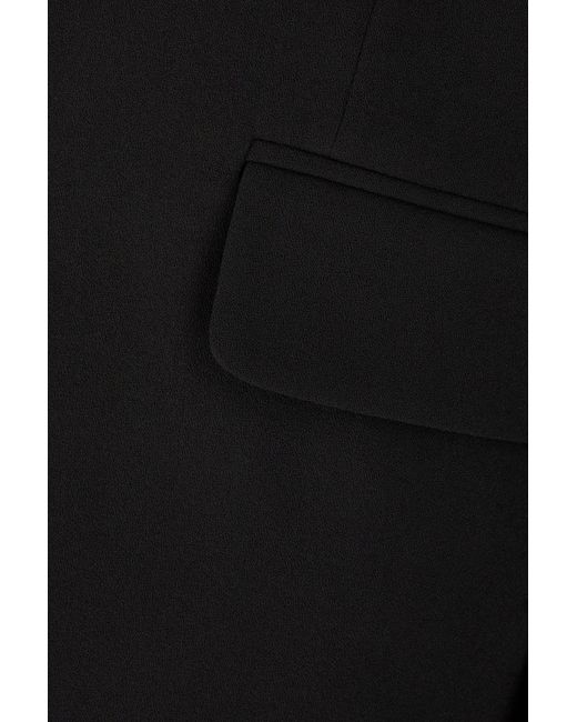 AMI Black Single-Breasted Tailored Blazer