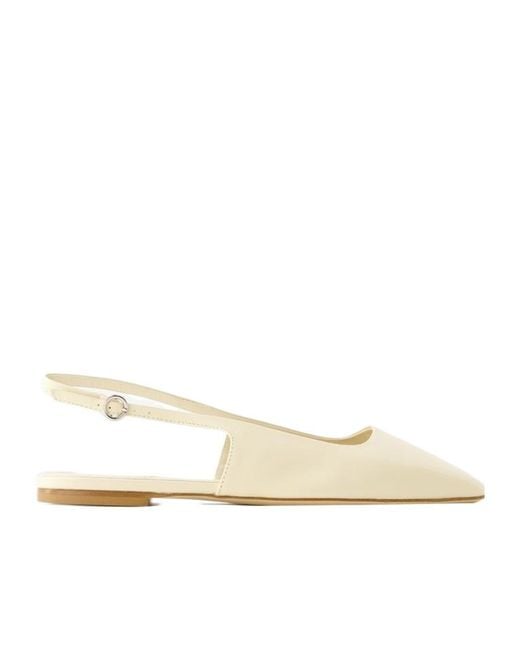 Aeyde Natural Liya Slingback Flats