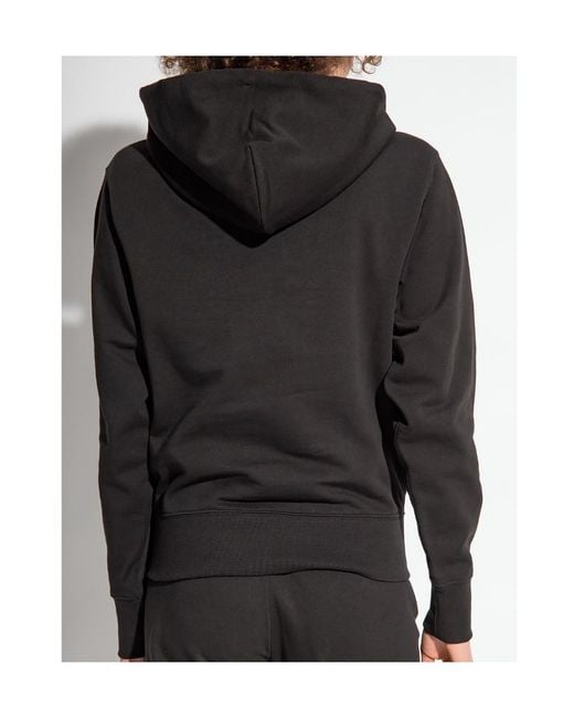 KENZO Black Boke Flower Motif Hoodie