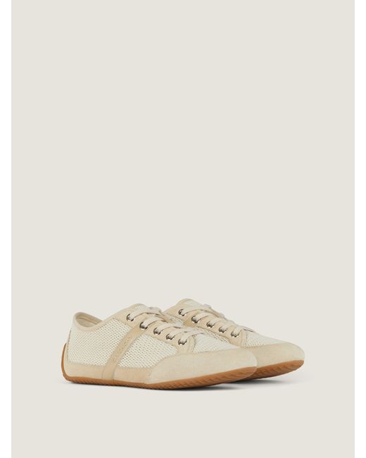 Givenchy White Mesh Slim Sneakers