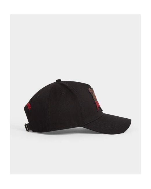DSquared² Multicolor Tiger Logo Baseball Cap for men