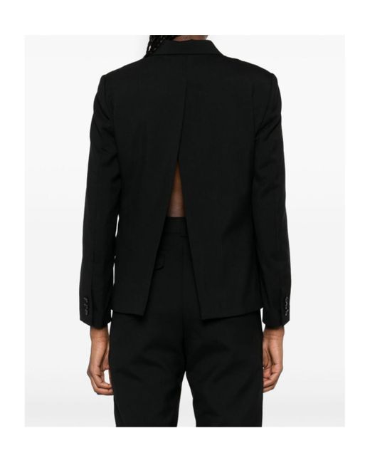Comme des Garçons Black Noir Kei Ninomiya Buckled Detail Jacket