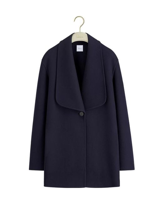 Dior Blue Oversized Coat