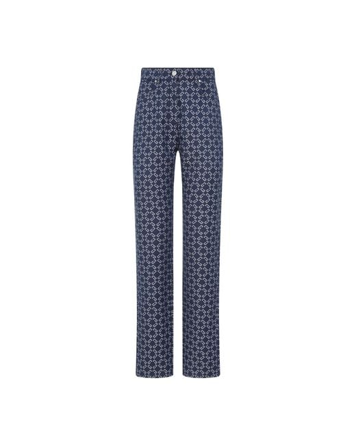 Givenchy Blue Monogram Denim Jeans