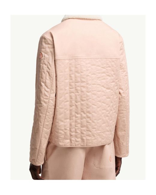 Moncler Pink X Gilga Farm By Donald Glover Kishus Padded Shirt Jacket for men