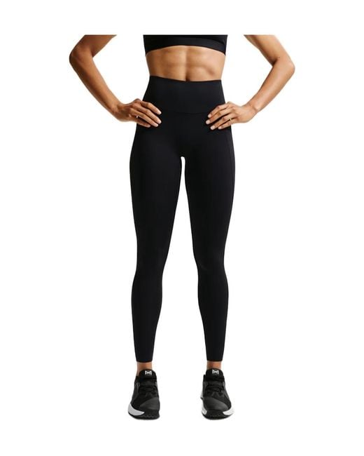Nike Black High-Waisted Full-Length Leggings With No Front Seam