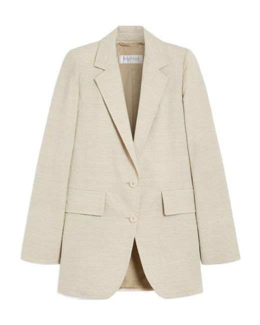 Max Mara Natural Acacia 1234 Single-Breasted Blazer