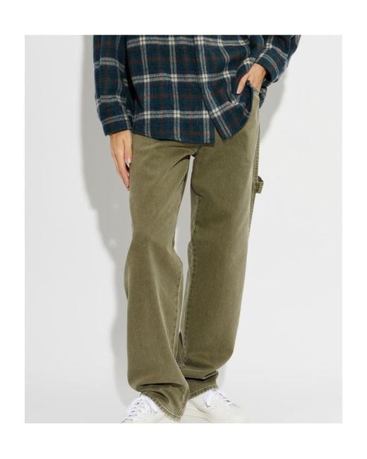 DARKPARK Green John Relaxed Cargo Jeans for men
