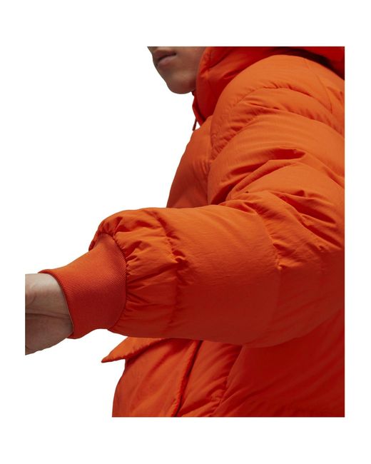 Y-3 Orange Classic Down Jacket for men