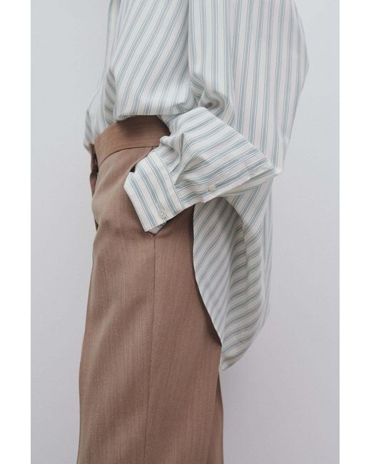 The Row Brown Baer Wool Trousers