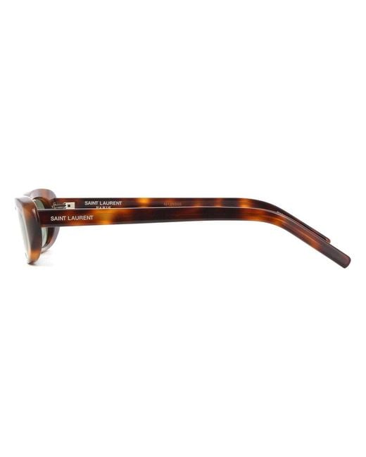 Saint Laurent Multicolor Eyewear Sl 557 Shade Oval Sunglasses
