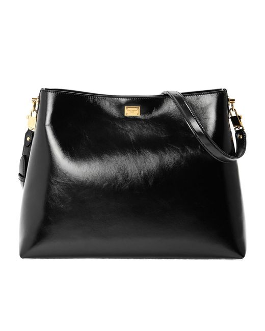 Dolce & Gabbana Black Simple Single-Shoulder Bag