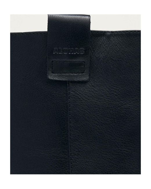 Alohas Blue Rajan Leather Boots
