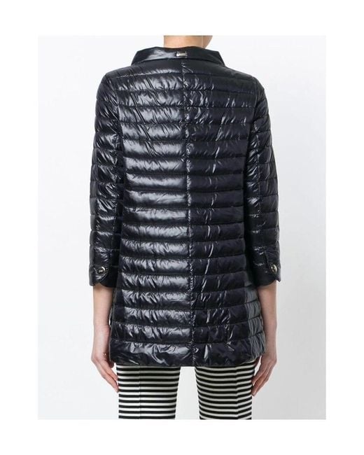 Herno Blue Ultralight Quilted Down Jacket