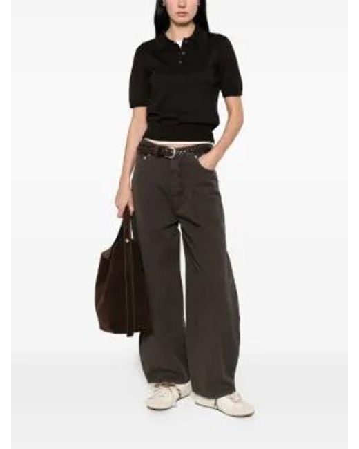 A.P.C. Blue Haut Boutonné À Manches Courtes