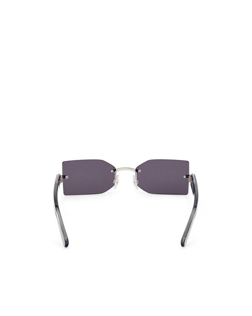 Gcds White Rimless Sunglasses for men
