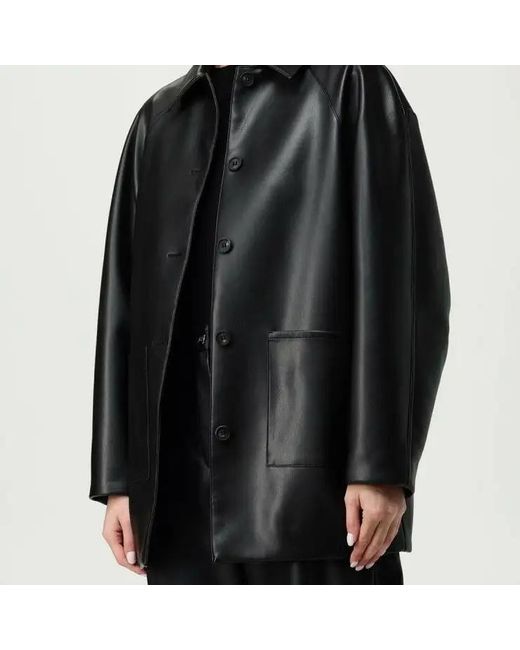 Max Mara Black Mm By Long-Sleeved Button-Up Jacket