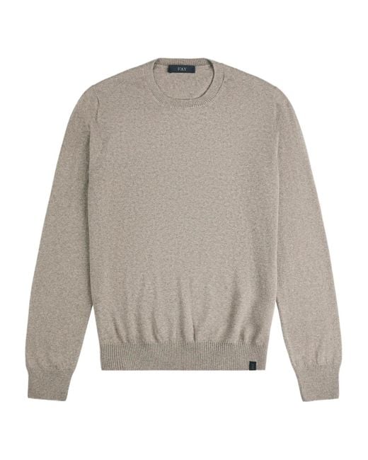 Fay Gray Round-Neck Jumper for men