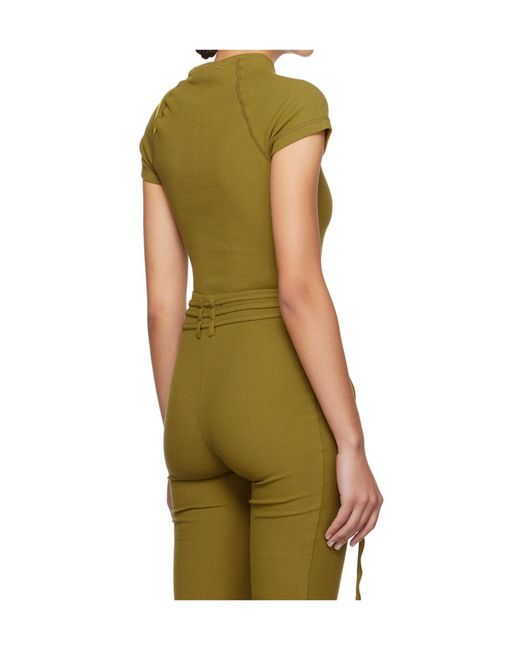 OTTOLINGER Green Short-Sleeved Bodysuit
