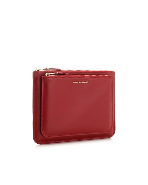 Comme des Garçons Red Logo Wallet for men
