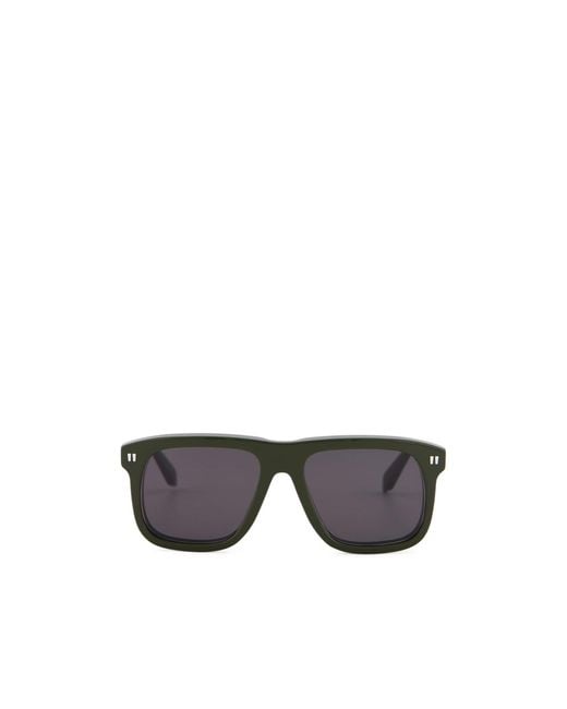 Off-White c/o Virgil Abloh Gray Clearwater Rectangle-Frame Sunglasses for men