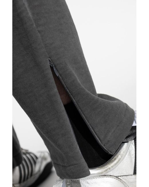 DSquared² Gray Logo Printed Track Trousers for men