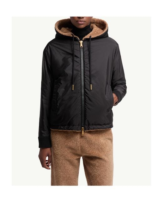 Moncler Brown Reversible Zip-Up Jacket