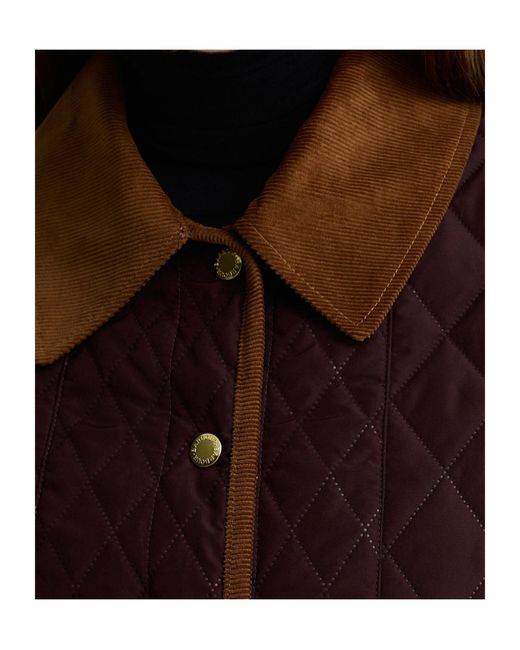 Barbour Purple Long-Sleeved Padded Jacket