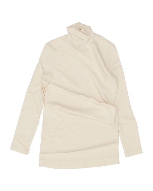 Totême Natural High-Neck Twist Blouse