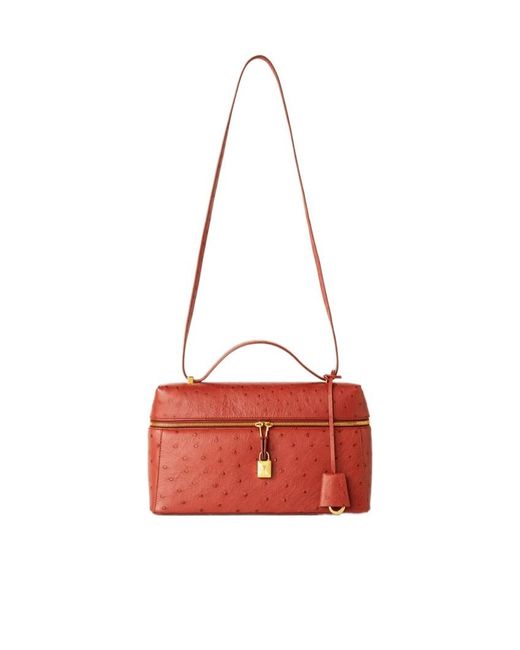 Loro Piana Red Extra Shoulder Bag