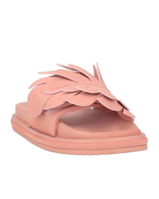 Farm Rio Pink Simple Flat Slippers