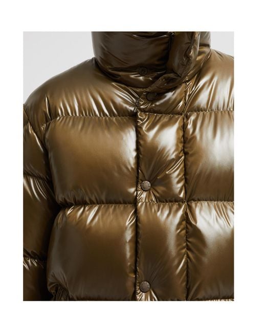 Moncler Green High Neck Padded Jacket for men
