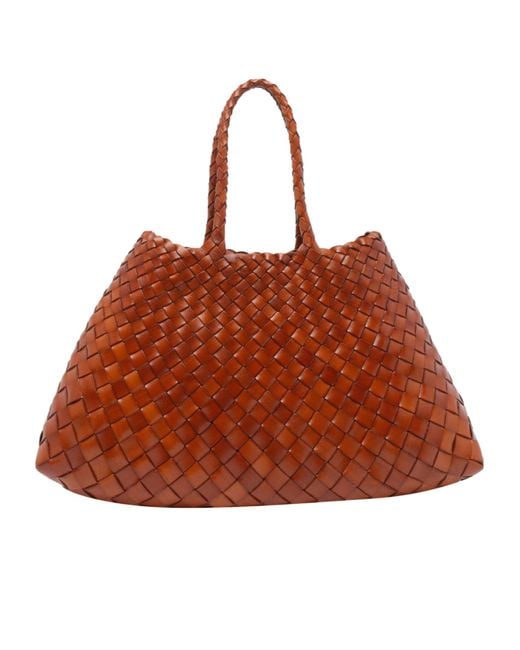 Dragon Diffusion Brown Woven Handbag