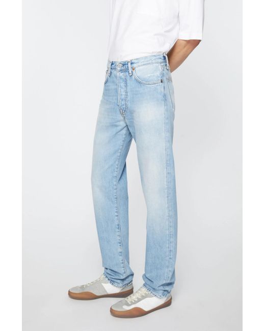 Acne Blue Regular Fit Jeans for men