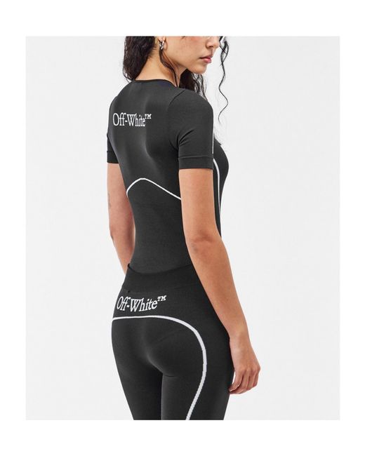 Off-White c/o Virgil Abloh Black Seamless Bodysuit